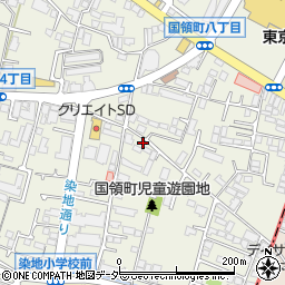 東京都調布市国領町7丁目45-2周辺の地図
