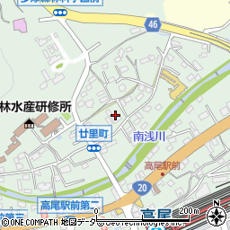 東京都八王子市廿里町23周辺の地図
