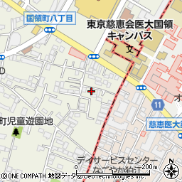東京都調布市国領町7丁目70-5周辺の地図