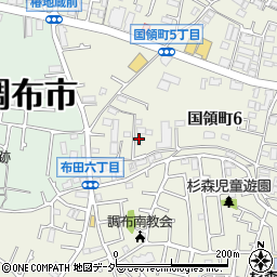 東京都調布市国領町6丁目12-26周辺の地図