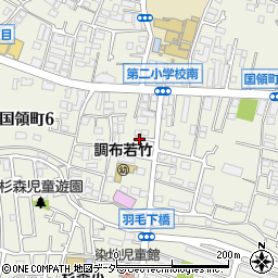 東京都調布市国領町6丁目30周辺の地図