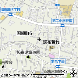 東京都調布市国領町6丁目23-13周辺の地図