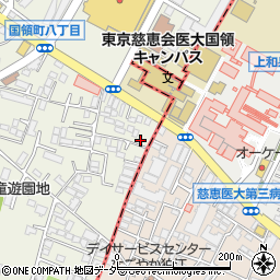 東京都調布市国領町7丁目74-5周辺の地図