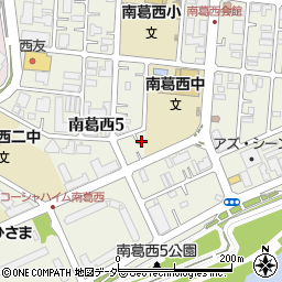 東京都江戸川区南葛西5丁目周辺の地図