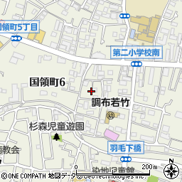 東京都調布市国領町6丁目23周辺の地図