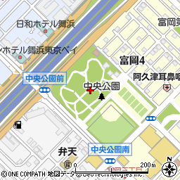 千葉県浦安市富岡4丁目25周辺の地図