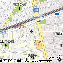 東京都世田谷区砧2丁目20周辺の地図