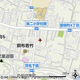 東京都調布市国領町7丁目1-34周辺の地図