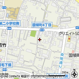 東京都調布市国領町7丁目17-2周辺の地図
