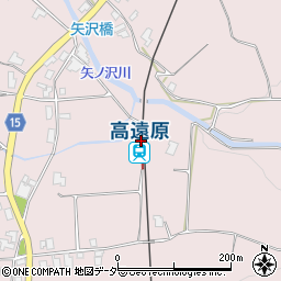 高遠原駅周辺の地図