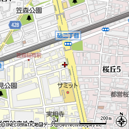 東京都世田谷区砧2丁目20-20周辺の地図