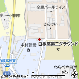 株式会社中村建設　白根工場周辺の地図