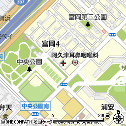 千葉県浦安市富岡4丁目23-8周辺の地図
