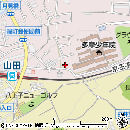 東京都八王子市緑町672周辺の地図