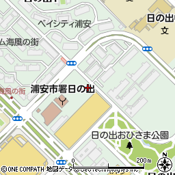 千葉県浦安市日の出4丁目周辺の地図