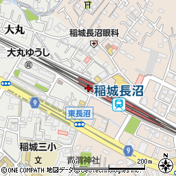 イオンフードスタイル稲城長沼店周辺の地図