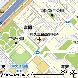 千葉県浦安市富岡4丁目23周辺の地図