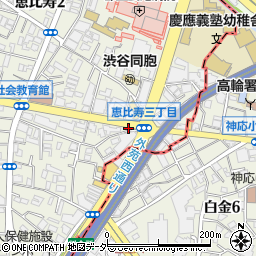 サムロータイレストラン＆カフェ広尾店周辺の地図