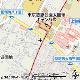 東京都調布市国領町7丁目74周辺の地図