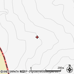 白根三山周辺の地図