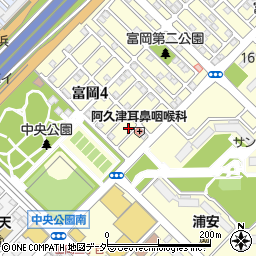 千葉県浦安市富岡4丁目23-3周辺の地図