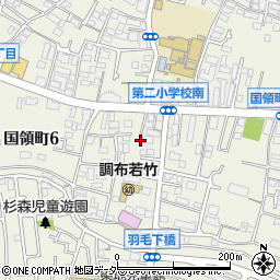 東京都調布市国領町6丁目31周辺の地図