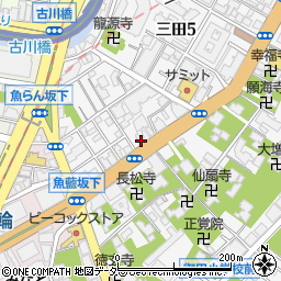 東京都港区三田5丁目13-12周辺の地図