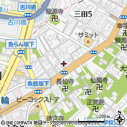 東京都港区三田5丁目13-14周辺の地図