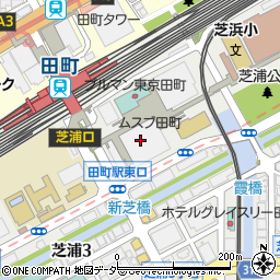 三菱ＵＦＪ銀行田町駅東口 ＡＴＭ周辺の地図