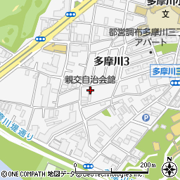 親交自治会館周辺の地図