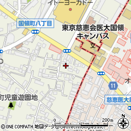 東京都調布市国領町7丁目72-2周辺の地図