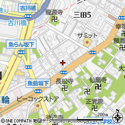 東京都港区三田5丁目13-15周辺の地図