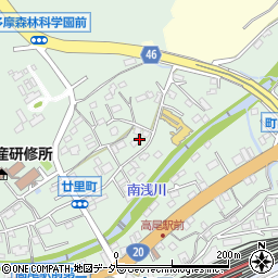 東京都八王子市廿里町25周辺の地図