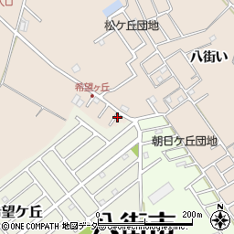 株式会社中央測量　八街支店周辺の地図