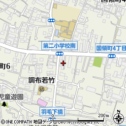 東京都調布市国領町7丁目1周辺の地図