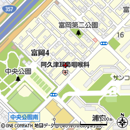 千葉県浦安市富岡4丁目10-6周辺の地図