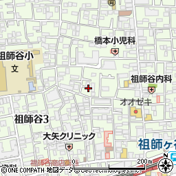 東京都世田谷区祖師谷3丁目周辺の地図