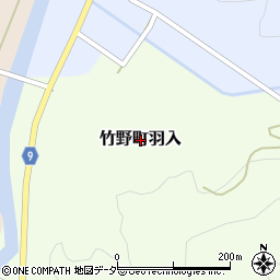 兵庫県豊岡市竹野町羽入周辺の地図