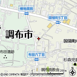東京都調布市国領町6丁目3周辺の地図