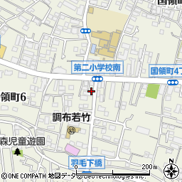 東京都調布市国領町6丁目32-13周辺の地図