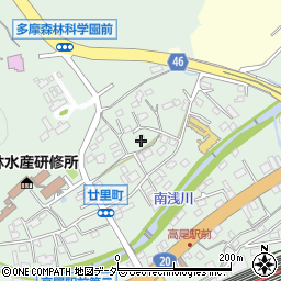東京都八王子市廿里町17周辺の地図