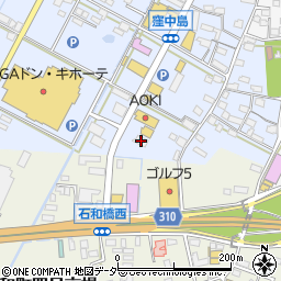 甲府信用金庫石和支店周辺の地図