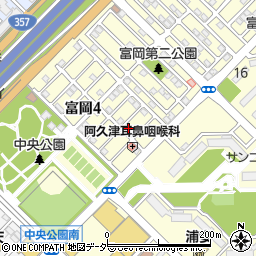 千葉県浦安市富岡4丁目10-7周辺の地図