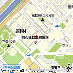 千葉県浦安市富岡4丁目10-5周辺の地図
