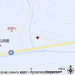 岐阜県下呂市金山町菅田桐洞3108周辺の地図