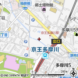 京王フローラルガーデン売店周辺の地図