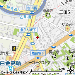 三田松坂児童遊園トイレ周辺の地図