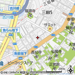 東京都港区三田5丁目13-9周辺の地図