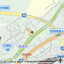 東京都八王子市廿里町26-18周辺の地図