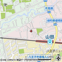 東京都八王子市緑町439周辺の地図